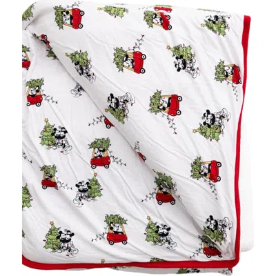 Charlie Lou Baby ® Steamboat Willie Christmas Plush Blanket In White
