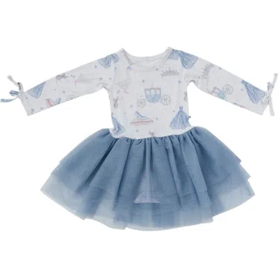 Charlie Lou Baby ® Tutu Bodysuit Dress In Blue