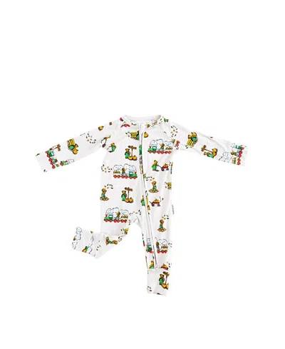 Charlie Lou Baby Babies' Unisex Charlie Lou Corduroy Double Zipper Convertible Romper In Beige/khaki
