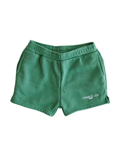 Charlie Lou Baby Unisex Cool Kid Athletic Shorts - Baby In Green