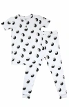 Charlie Lou Baby ® Yin & Yang Pajama Set In White