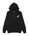 Charlie Luciano Black Hooded Hoodie In Black