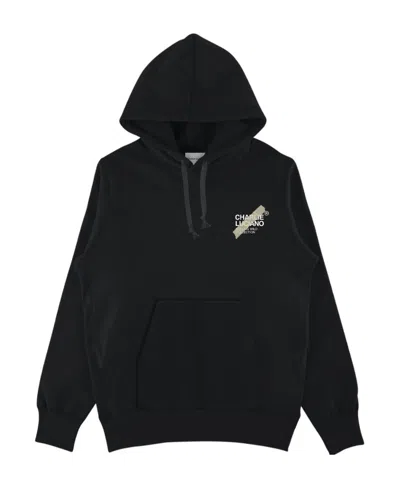 Charlie Luciano Black Hooded Hoodie