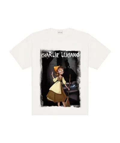 Charlie Luciano Logo T-shirt In White