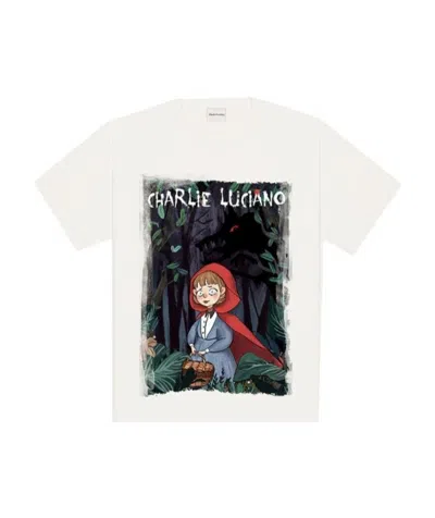 Charlie Luciano Logo T-shirt In White