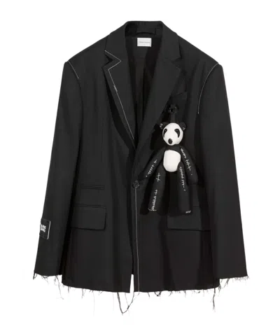 Charlie Luciano Panda Doll Suit In Black