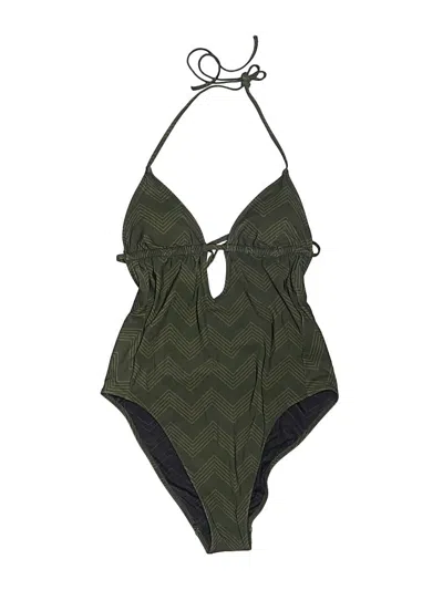 Pre-owned Charlie One Piece Swimsuit In Green