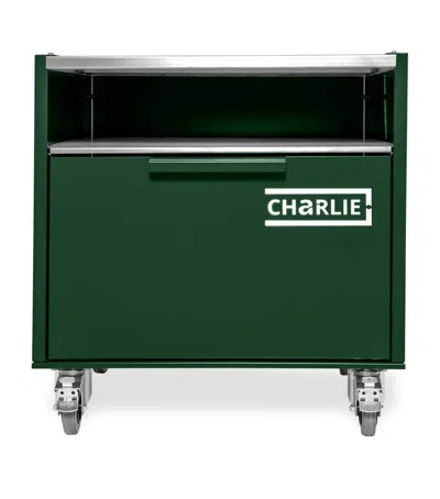 Charlie Oven Charlie Outdoor Island Cabinet In Green
