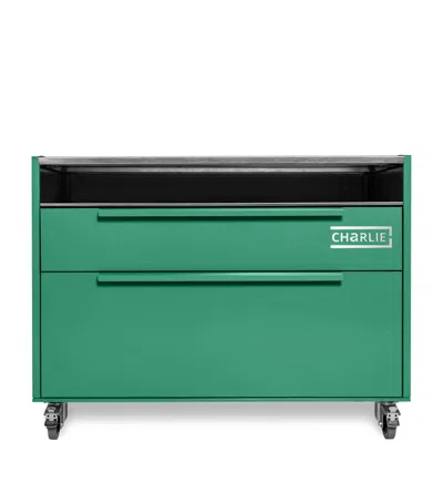 Charlie Oven Charlie Outdoor Island Cabinet In Green