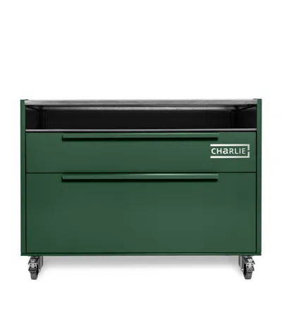 Charlie Oven Charlie Outdoor Island Cabinet In Green