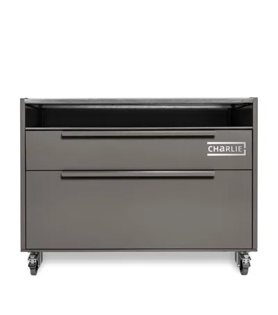 Charlie Oven Stainless Steel Kitchen Island Cabinet In Grey