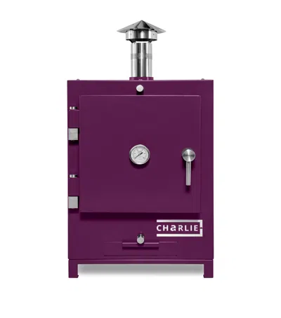 Charlie Oven Tabletop Outdoor Oven In Burgundy