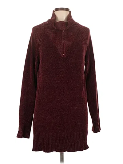 Pre-owned Charlie Paige Casual Dress In Burgundy