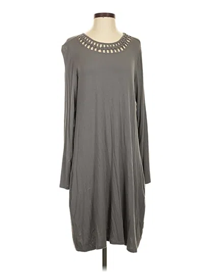 Pre-owned Charlie Paige Casual Dress In Gray