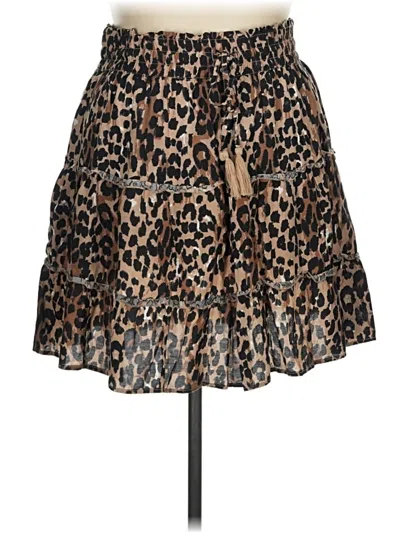 Pre-owned Charlie Paige Casual Skirt In Brown