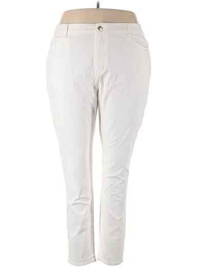 Pre-owned Charlie Paige Jeggings In White