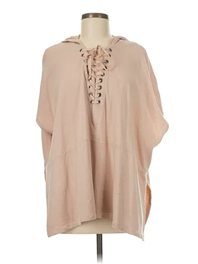 Pre-owned Charlie Paige Poncho In Brown