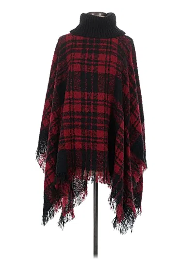 Pre-owned Charlie Paige Poncho In Red