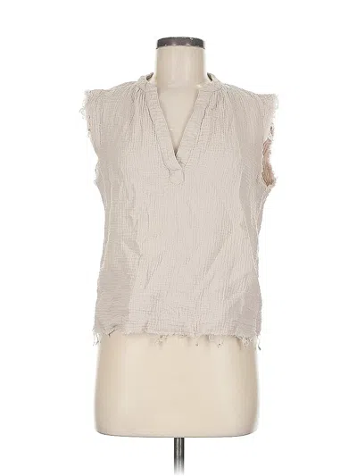 Pre-owned Charlie Paige Sleeveless Blouse In Gray