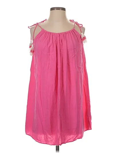 Pre-owned Charlie Paige Sleeveless Blouse In Pink