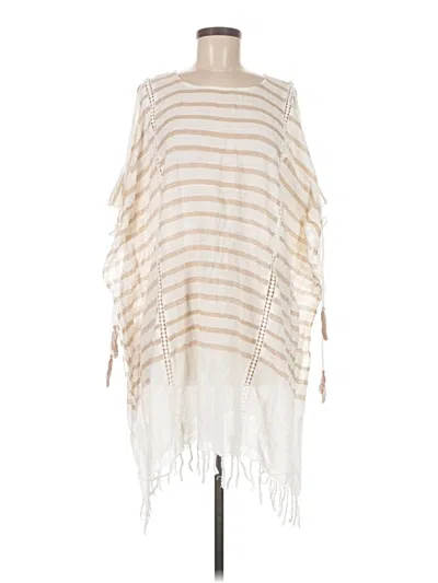 Pre-owned Charlie Paige Swimsuit Cover Up In White