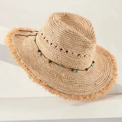 Charlie Paige Women's Fine Weave Summer Hat In Naturel
