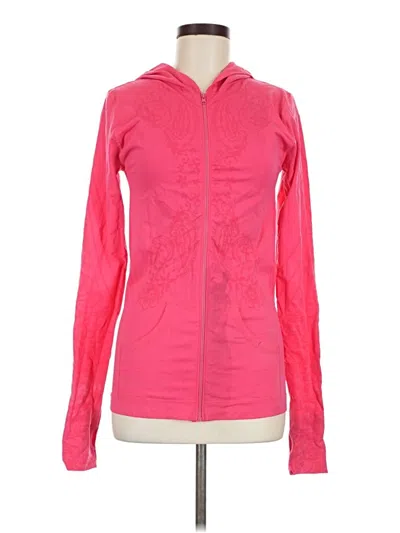 Pre-owned Charlie Paige Zip Up Hoodie In Pink