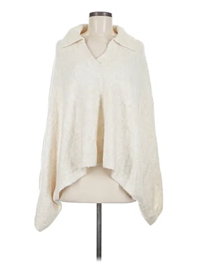 Pre-owned Charlie Poncho In Ivory