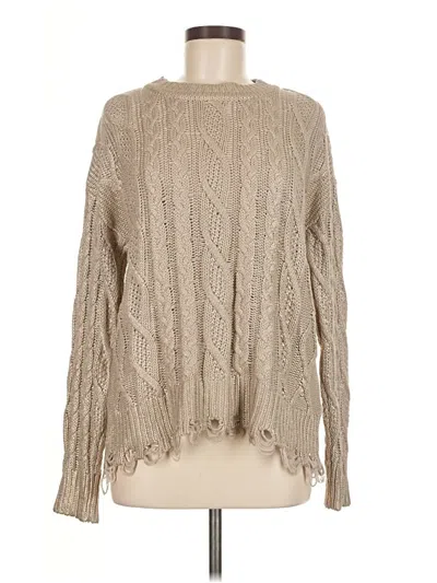 Pre-owned Charlie Pullover Sweater In Tan