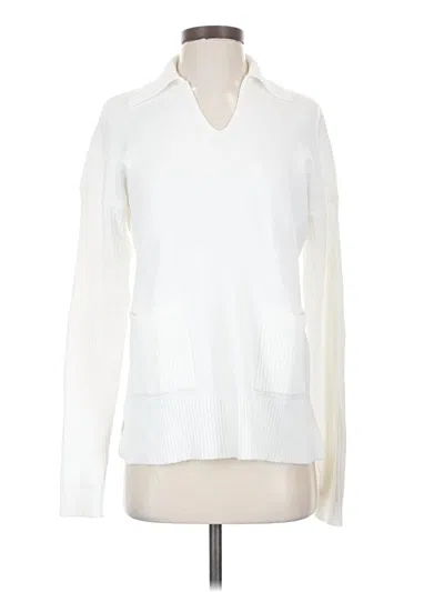 Pre-owned Charlie Pullover Sweater In White