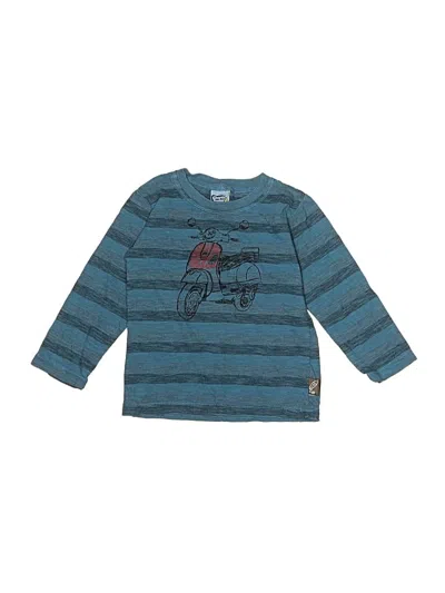 Pre-owned Charlie Rocket Kids' Long Sleeve T-shirt In Blue