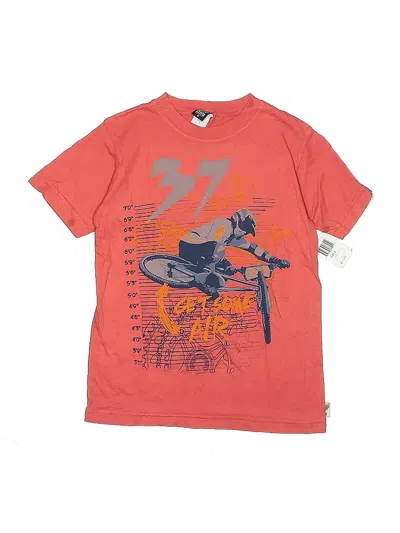 Pre-owned Charlie Rocket Kids' Short Sleeve T-shirt In Orange