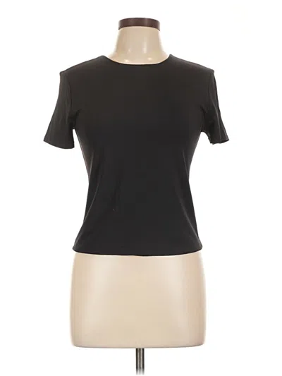 Pre-owned Charlie Short Sleeve Turtleneck In Black