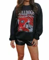 CHARLIE SOUTHERN GEORGIA BULLDOGS BAND SWEATSHIRT IN BLACK