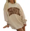 Charlie Southern Thankful Corded Sweater In Cream In White