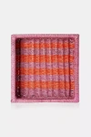Charlie Sprout Cabana Large Square Tray In Pink