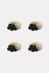 Charlie Sprout Cluster Napkin Rings In Beige