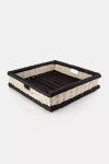 Charlie Sprout Colorblock Large Sqaure Tray In Black