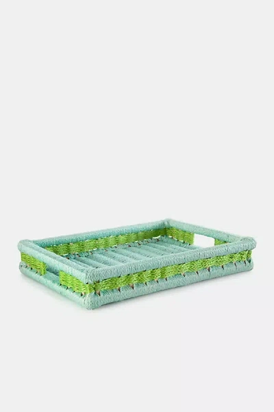 Charlie Sprout Colorblock Tray In Green