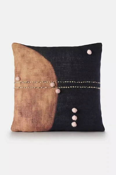 Charlie Sprout Convex Pillow In Blue