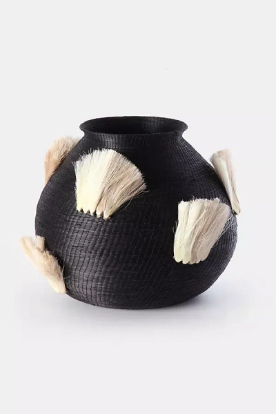 Charlie Sprout Fanned Out Bulbous Large Vase In Multicolor