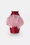 Charlie Sprout Fanned Out Small Tall Vase In Red