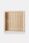 Charlie Sprout Large Square Tray In Beige