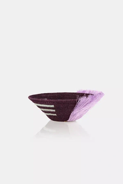 Charlie Sprout Plume Basket In Purple