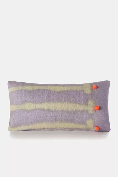 Charlie Sprout Scale Pillow In Purple