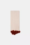 Charlie Sprout Solid Pom Pom Throw In Beige