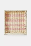 Charlie Sprout Striped Cabana Square Tray In Animal Print