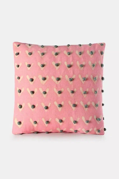 Charlie Sprout Wing Pillow In Pink