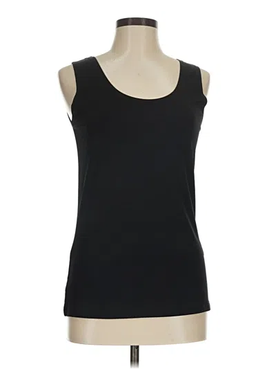 Pre-owned Charlie Tank Top Black Strapless Neckline Tops