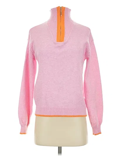 Pre-owned Charlie Turtleneck Sweater In Pink